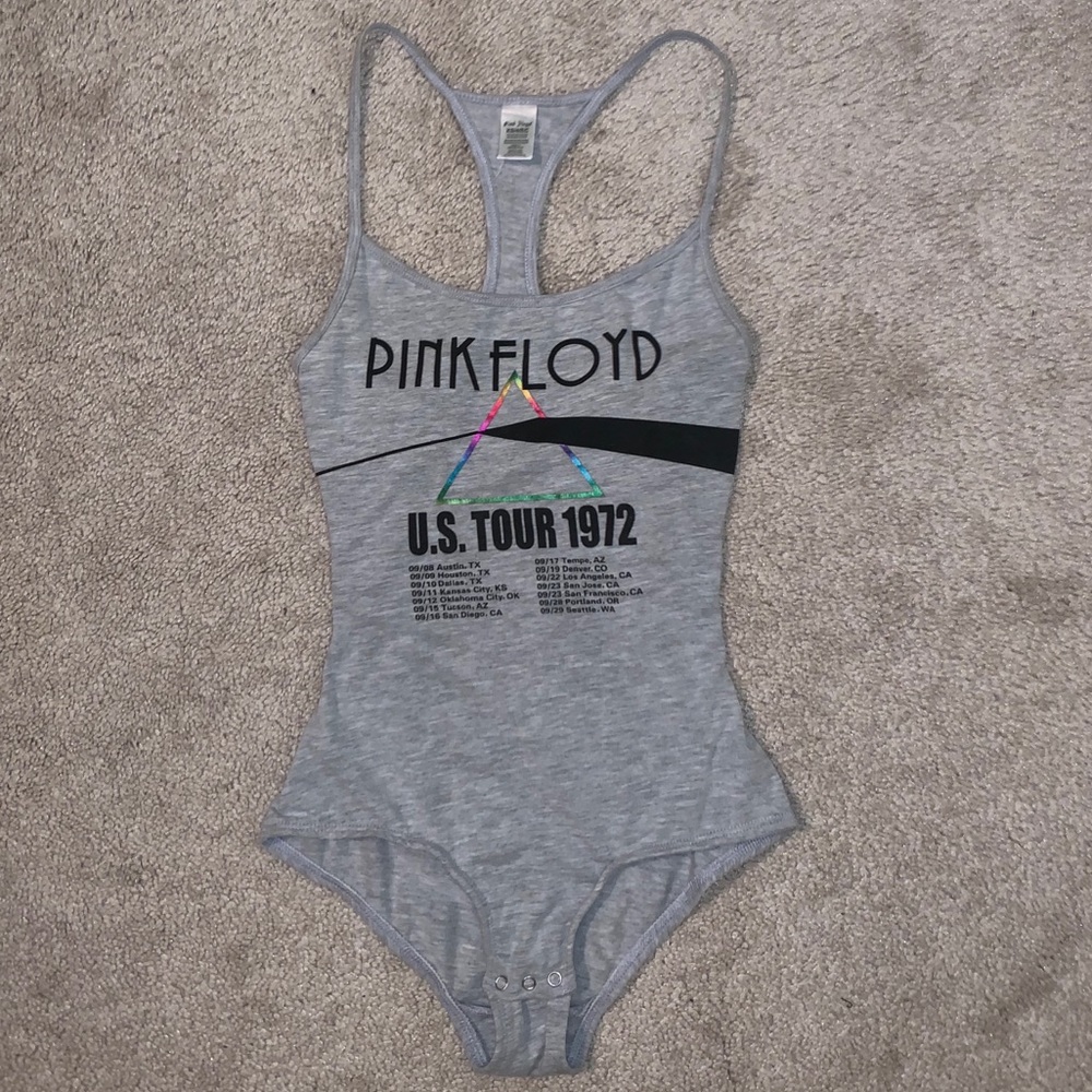 Grey “Pink Floyd US World Tour” Bodysuit
